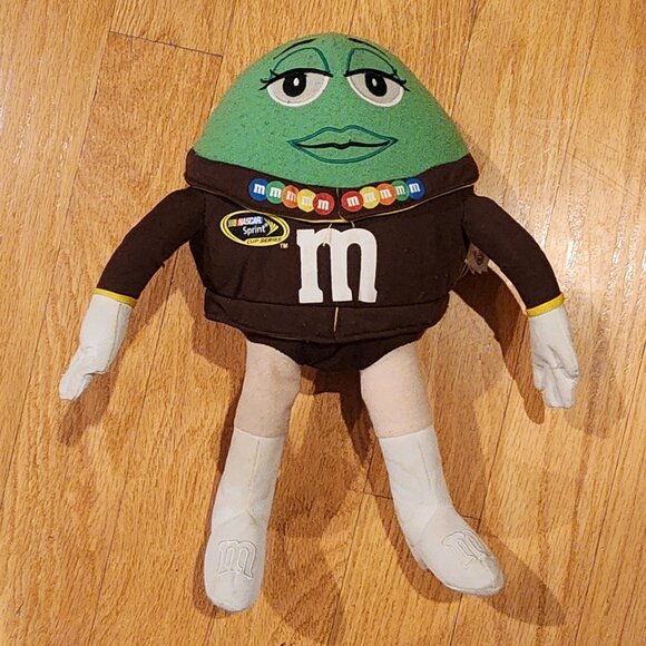 Nascar Joe Gibbs Racing Green M&M Character Toy - Picture 5 of 10